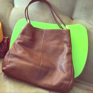 Leather Coach purse